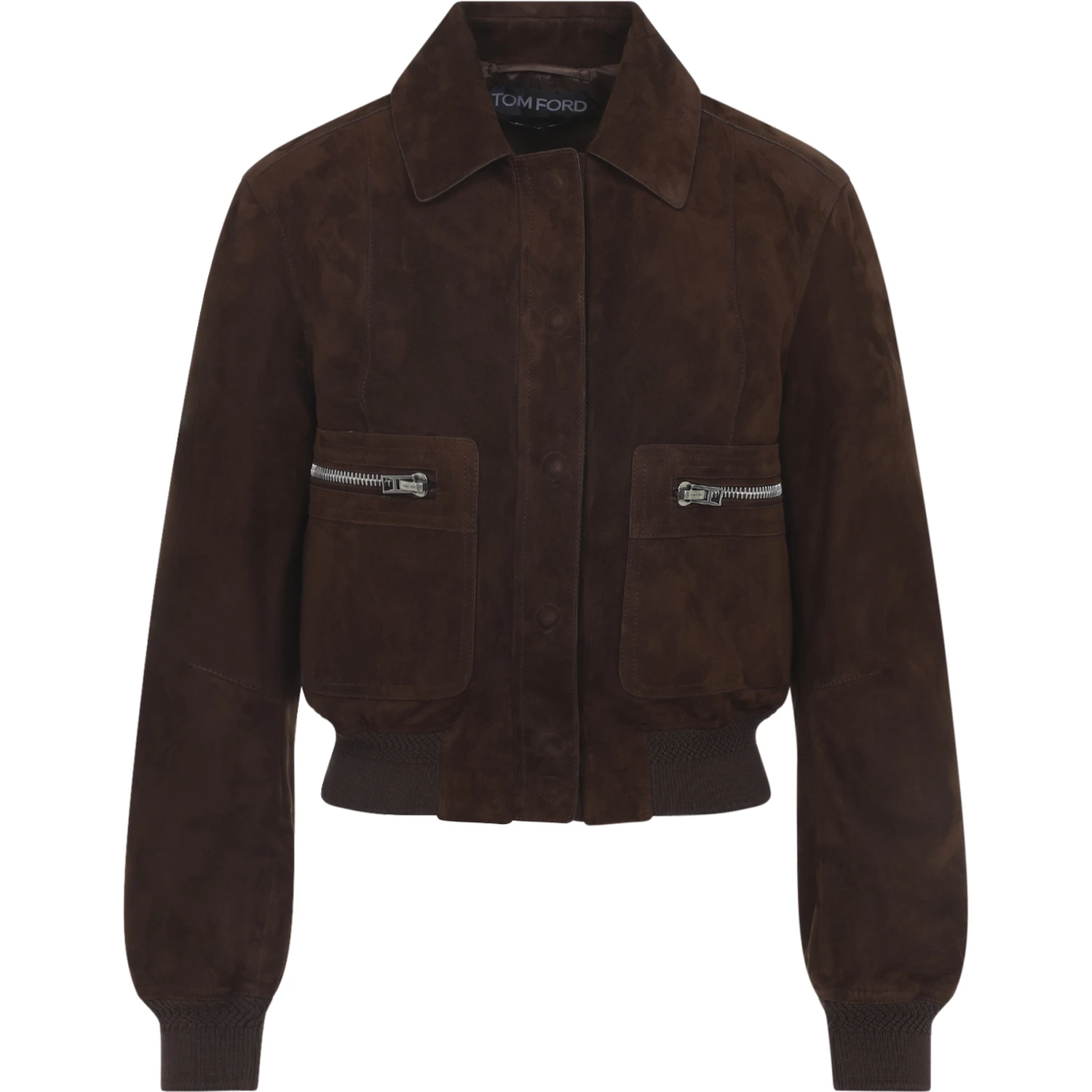 Tom Ford Lamb Suede Bomber Jacket