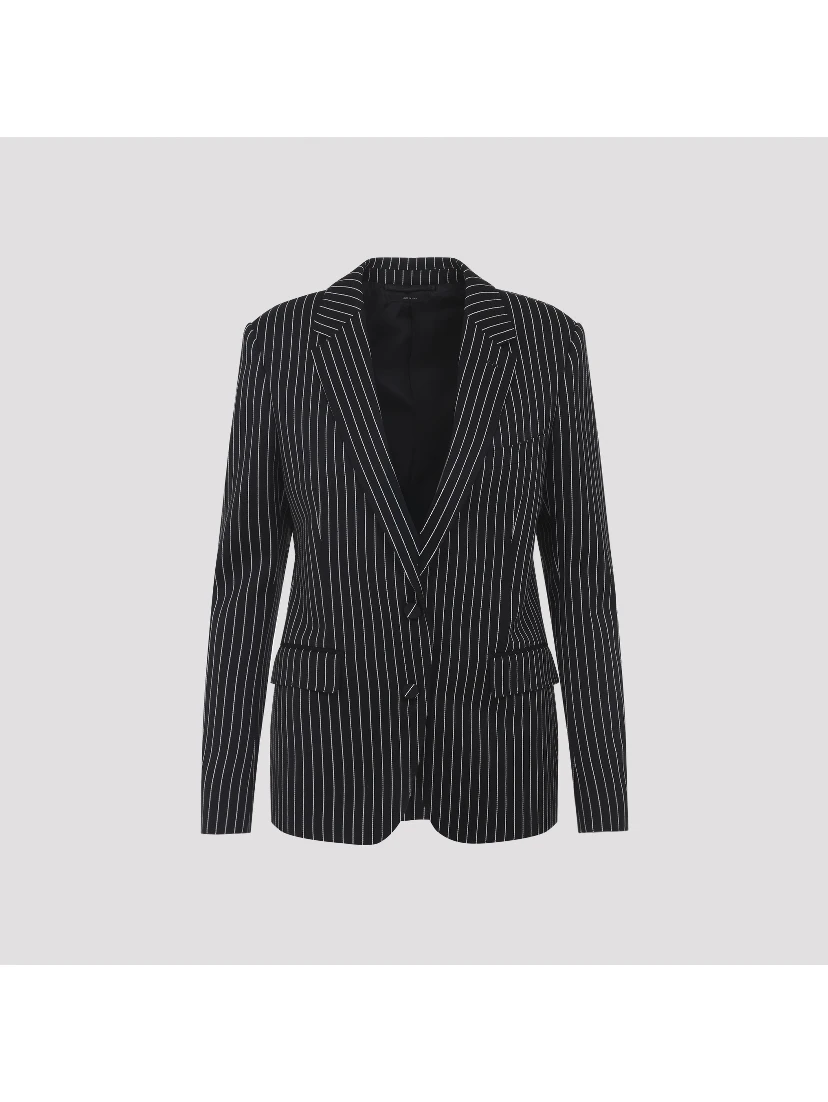 Tom Ford Striped Wool Barathea Jacket
