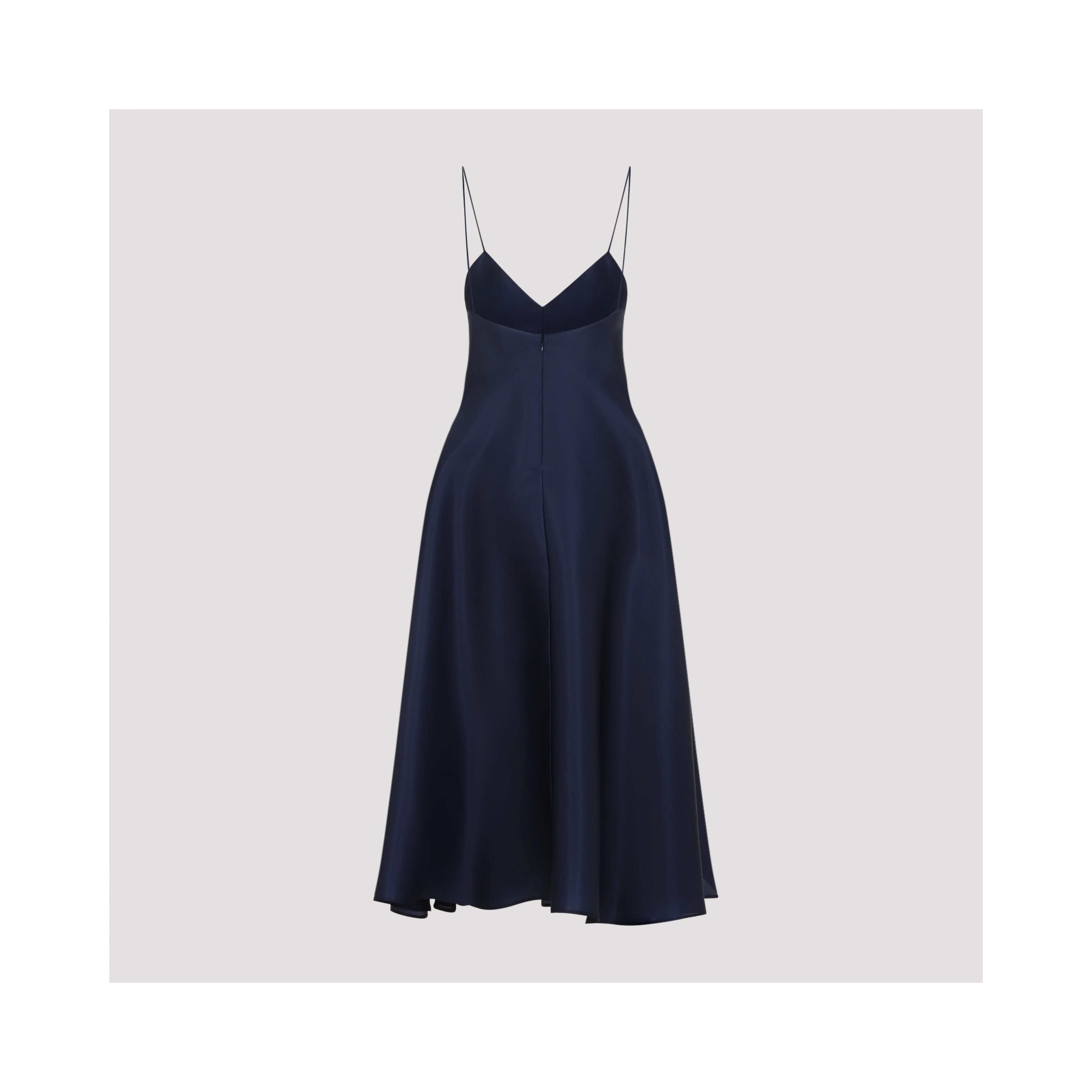 Alberta Ferretti Triple Organza Midi Dress