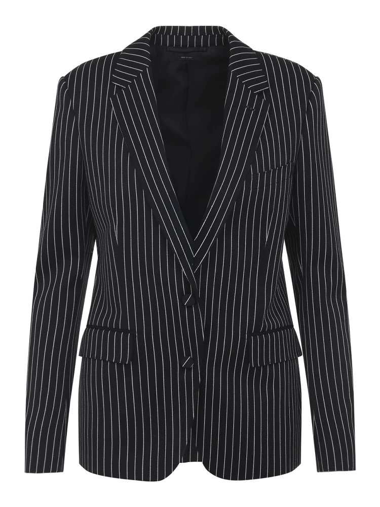 Tom Ford Striped Wool Barathea Jacket alternative