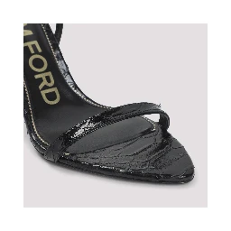 Tom Ford Semi Shiny Printed Python Sandals