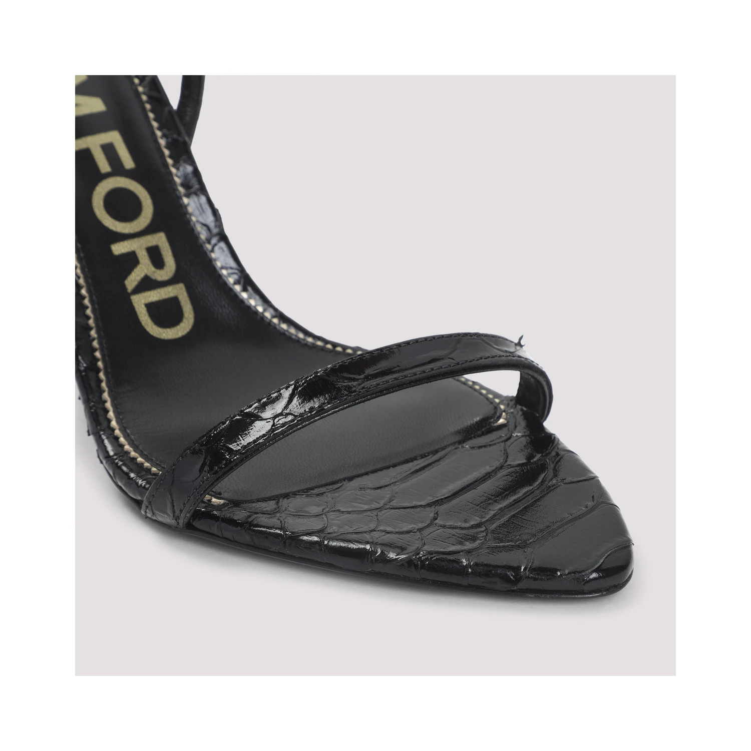 Tom Ford Semi Shiny Printed Python Sandals
