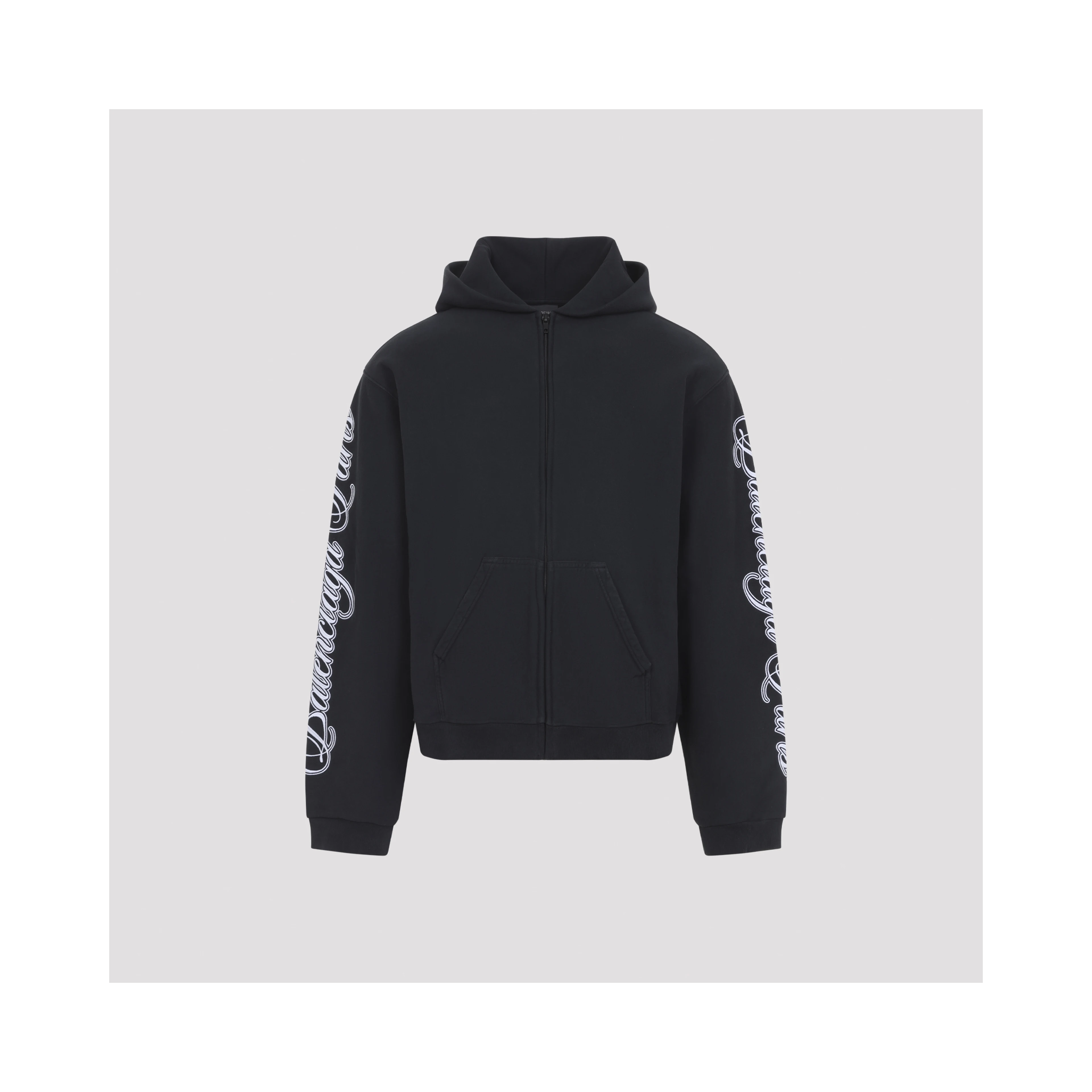 Balenciaga Regular Zip Up Hoodie