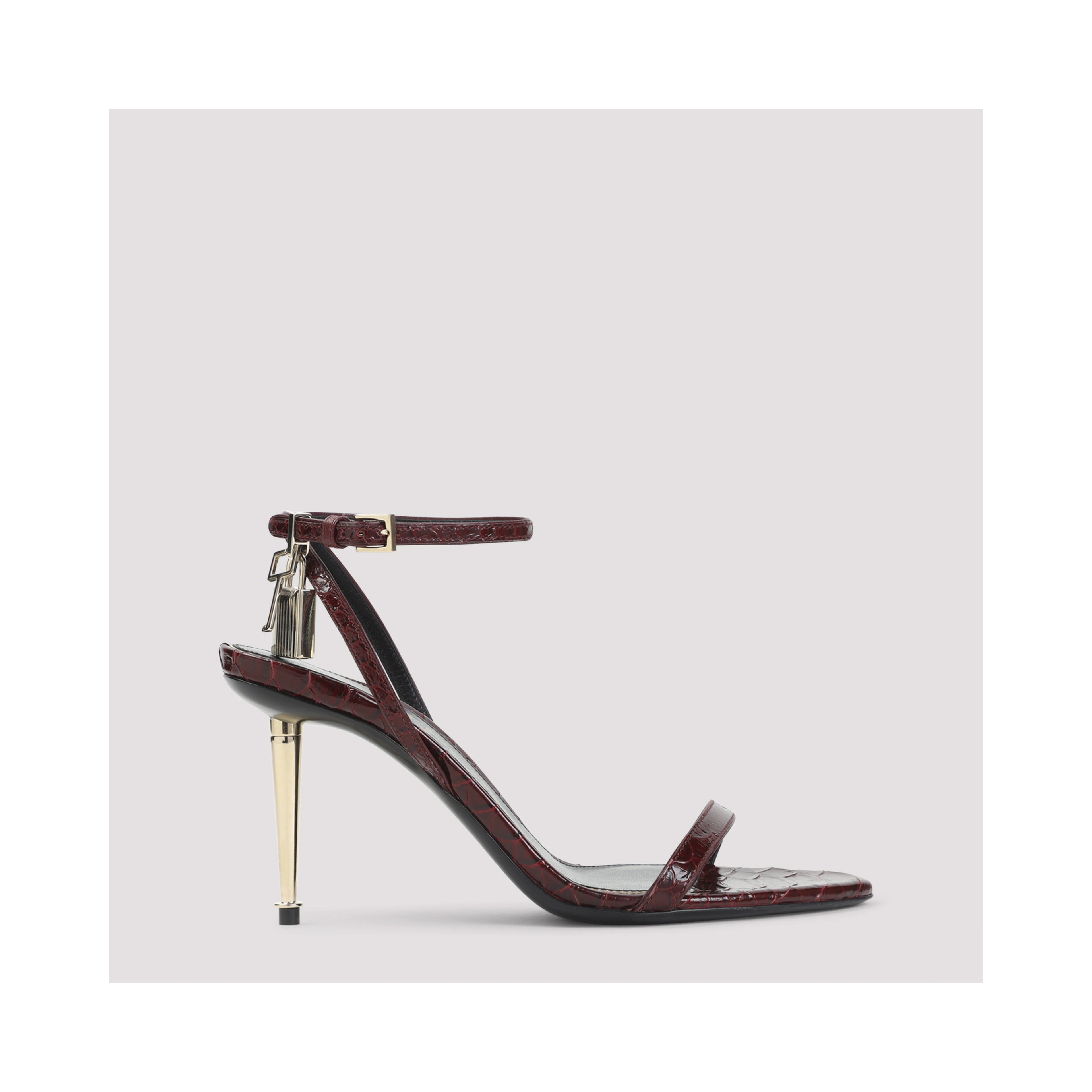 Tom Ford Semi Shiny Printed Python Sandals