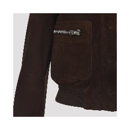 Tom Ford Lamb Suede Bomber Jacket