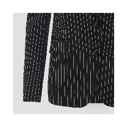 Tom Ford Striped Wool Barathea Jacket