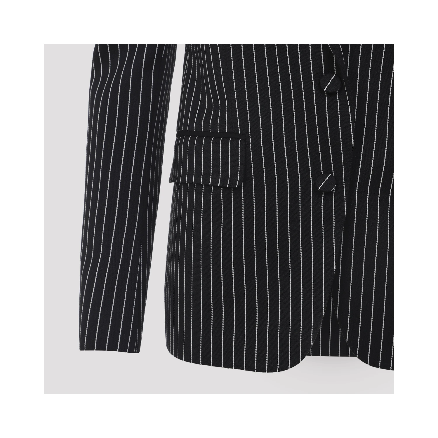 Tom Ford Striped Wool Barathea Jacket
