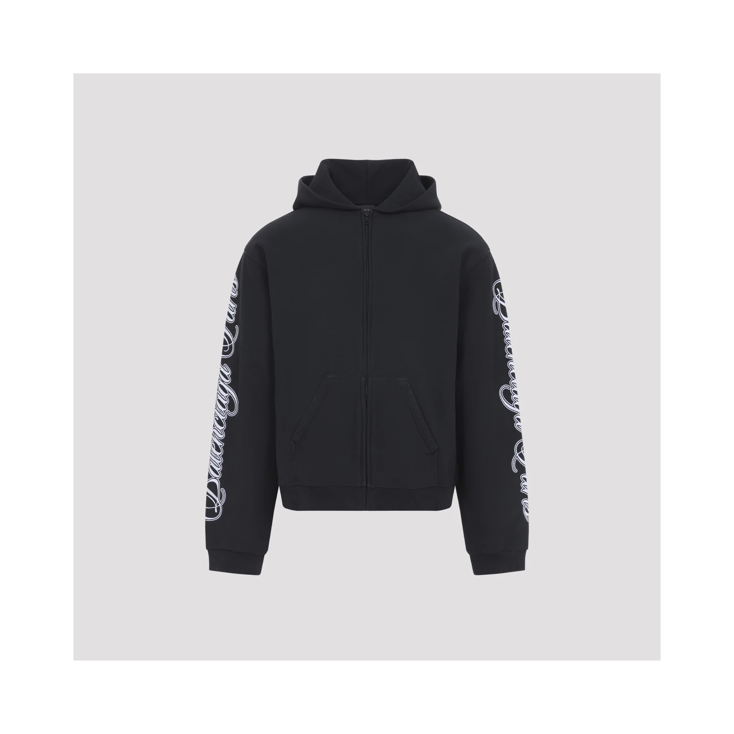 Balenciaga Regular Zip Up Hoodie