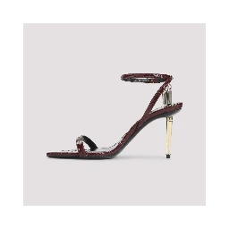 Tom Ford Semi Shiny Printed Python Sandals