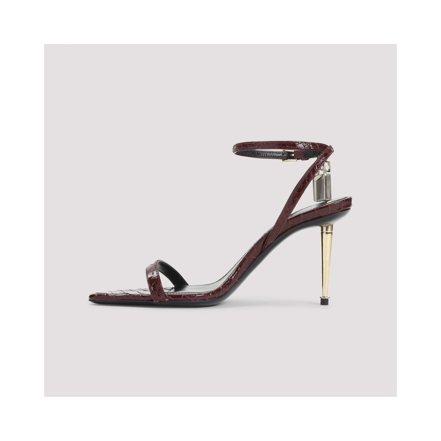 Tom Ford Semi Shiny Printed Python Sandals