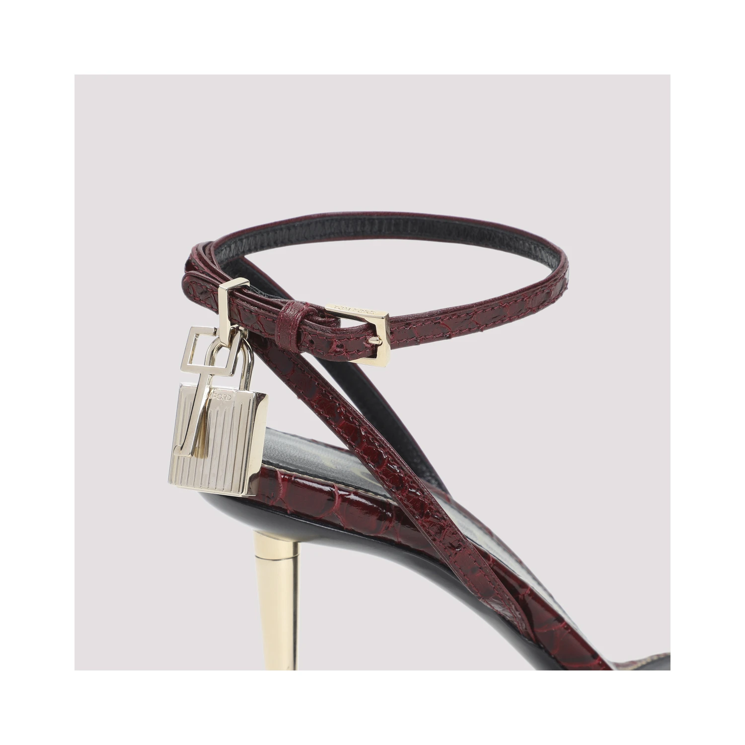 Tom Ford Semi Shiny Printed Python Sandals