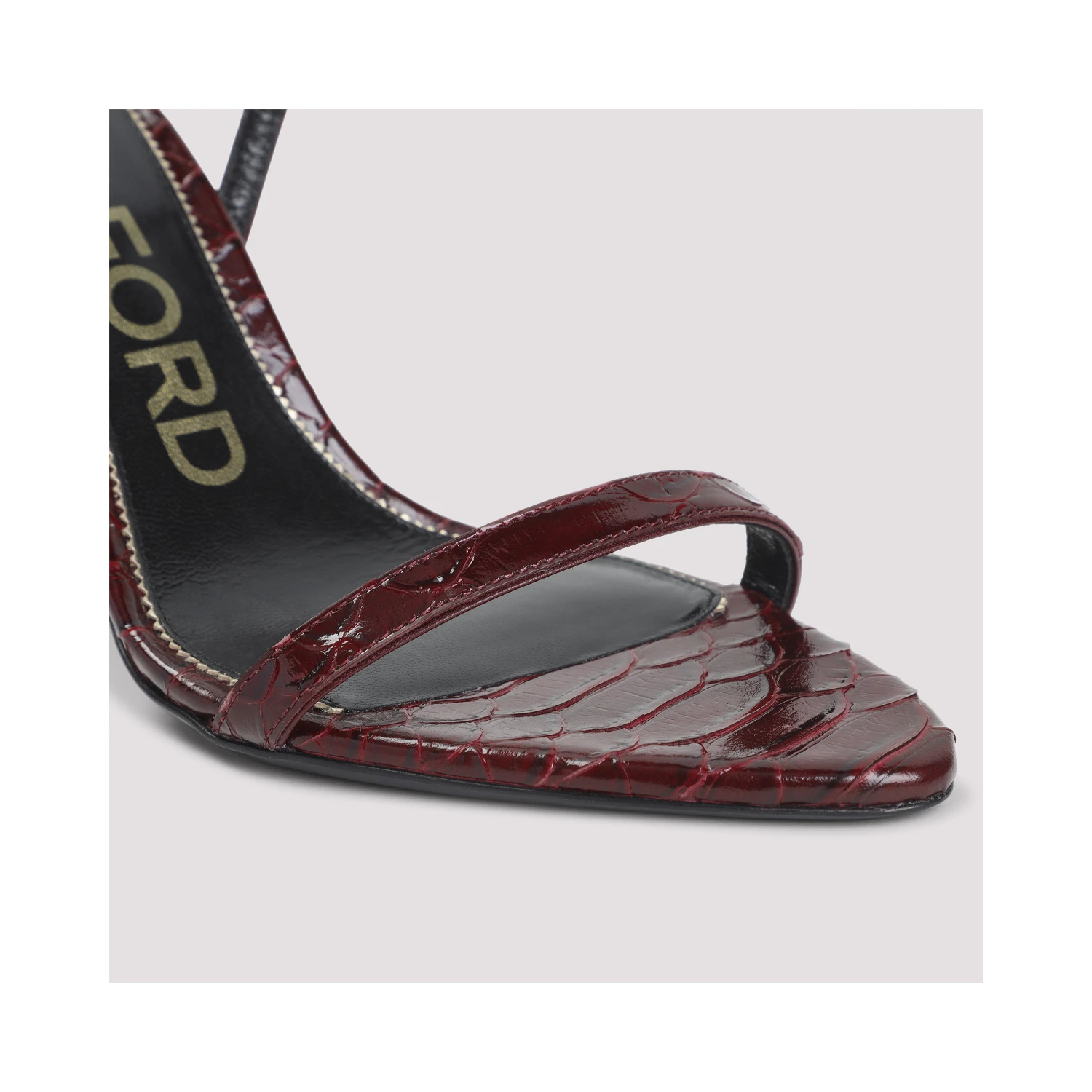 Tom Ford Semi Shiny Printed Python Sandals