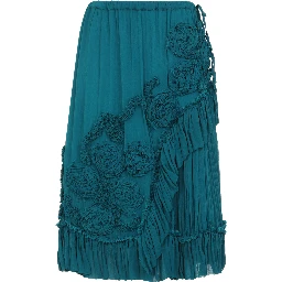 Dries Van Noten Sammy Bis Midi Skirt