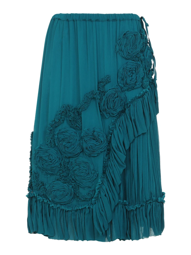 Dries Van Noten Sammy Bis Midi Skirt alternative