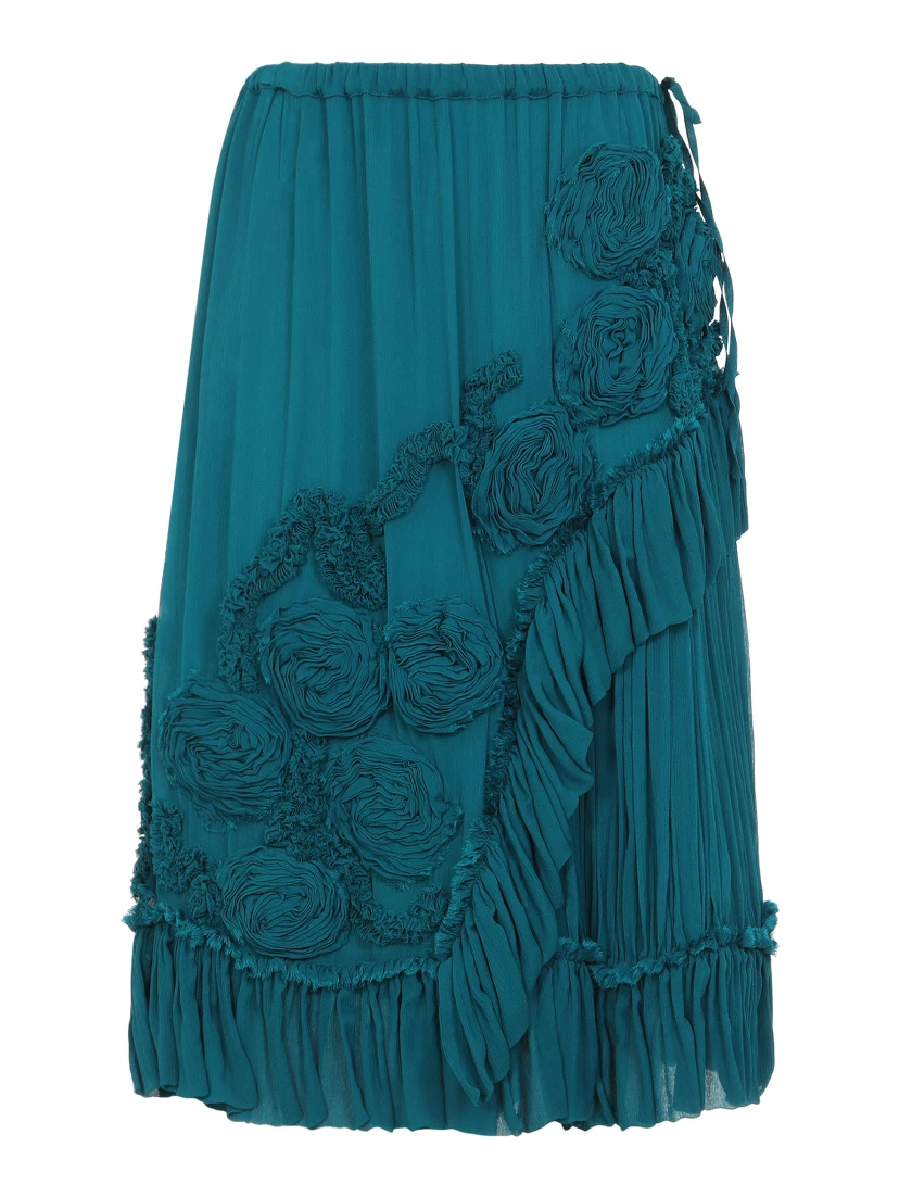 Dries Van Noten Sammy Bis Midi Skirt