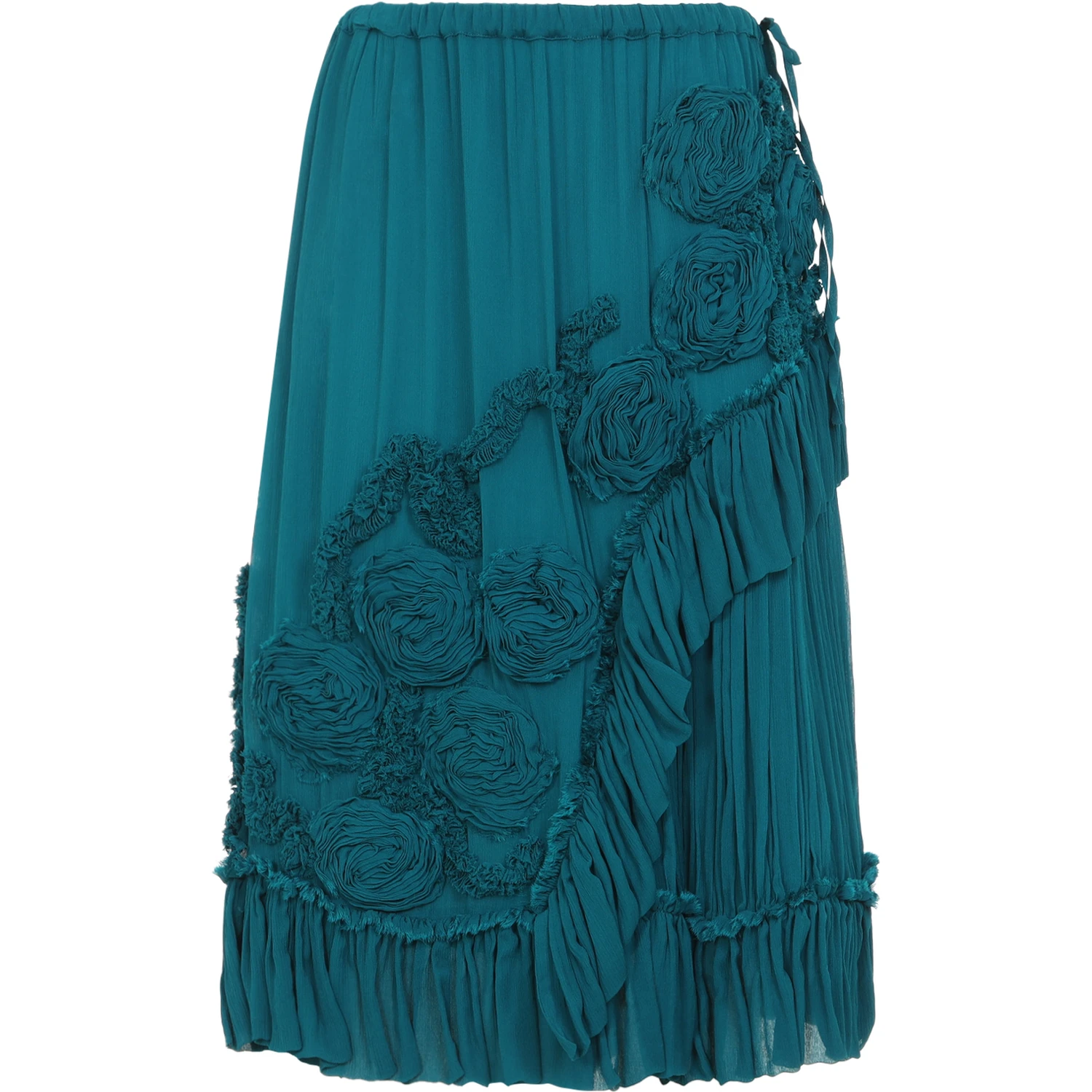 Dries Van Noten Sammy Bis Midi Skirt