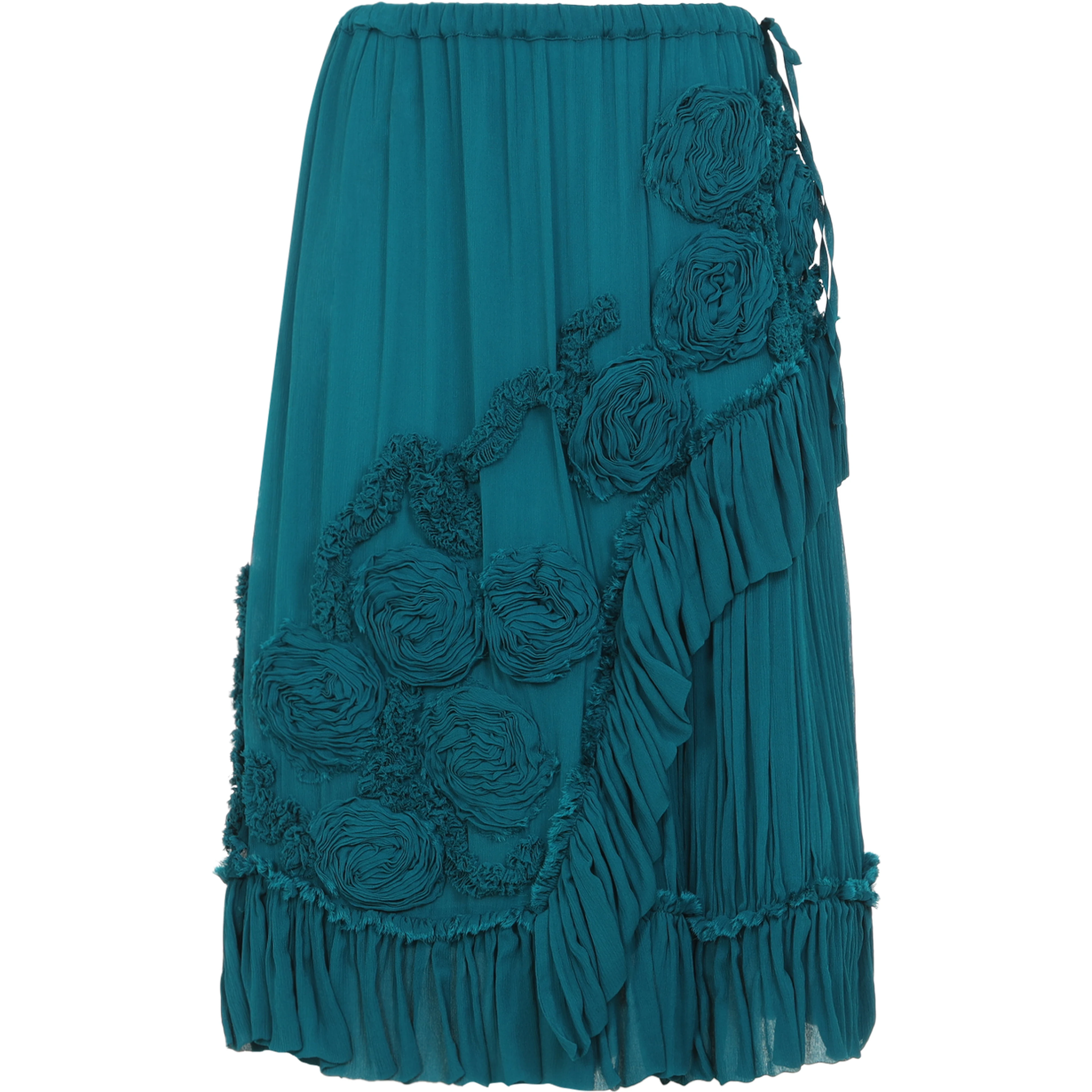 Dries Van Noten Sammy Bis Midi Skirt