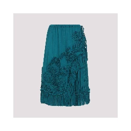 Dries Van Noten Sammy Bis Midi Skirt
