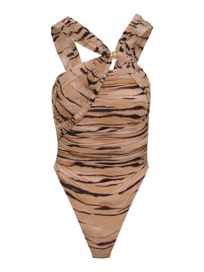 Elisabetta Franchi Tiger Print Body