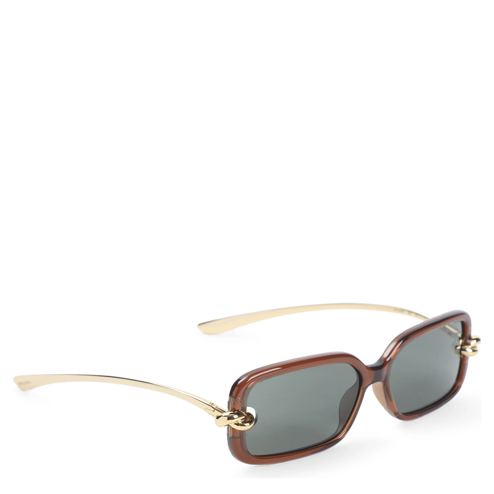 Bottega Veneta Knot Rectangular Sunglasses