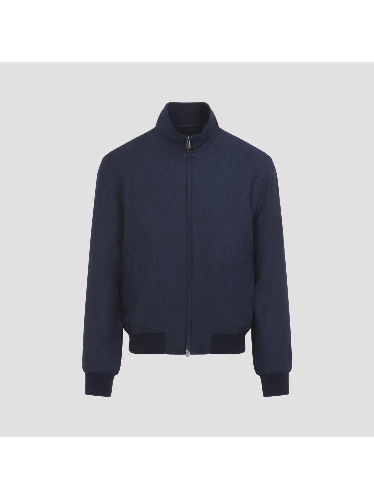 Ralph Lauren Purple Label Felton Bomber Jacket
