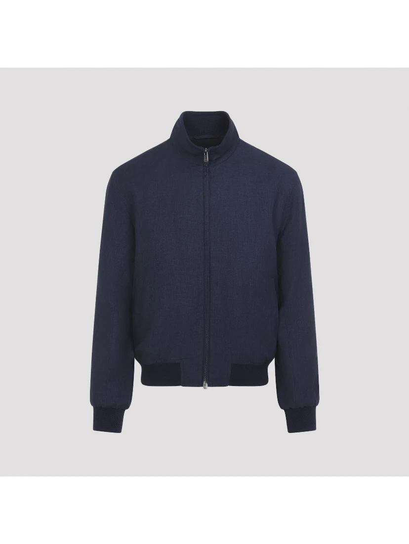 Ralph Lauren Purple Label Felton Bomber Jacket