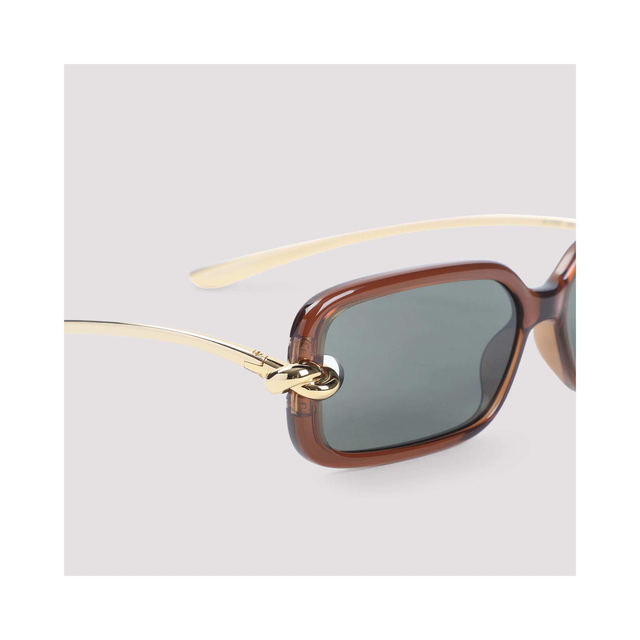 Bottega Veneta Knot Rectangular Sunglasses