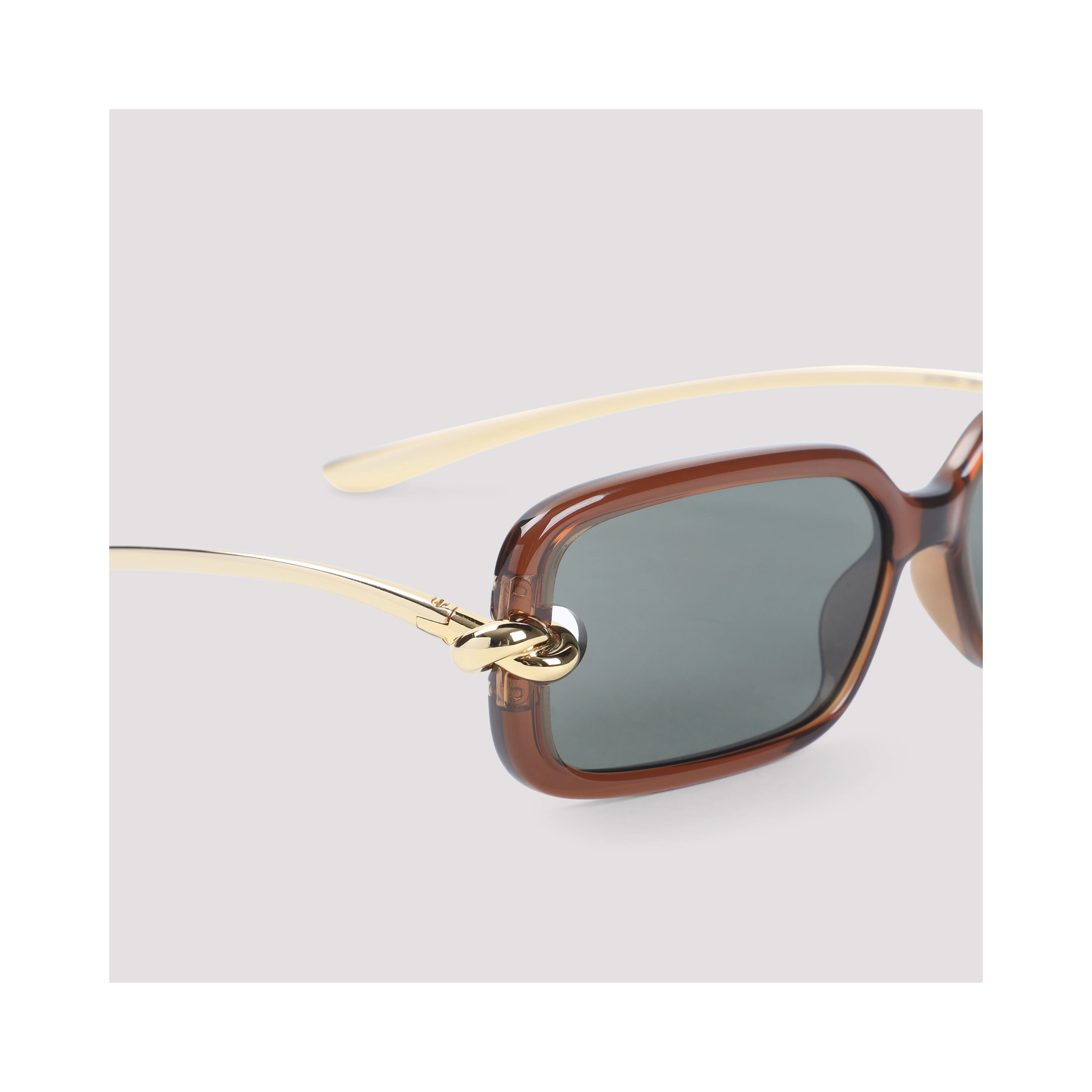 Bottega Veneta Knot Rectangular Sunglasses
