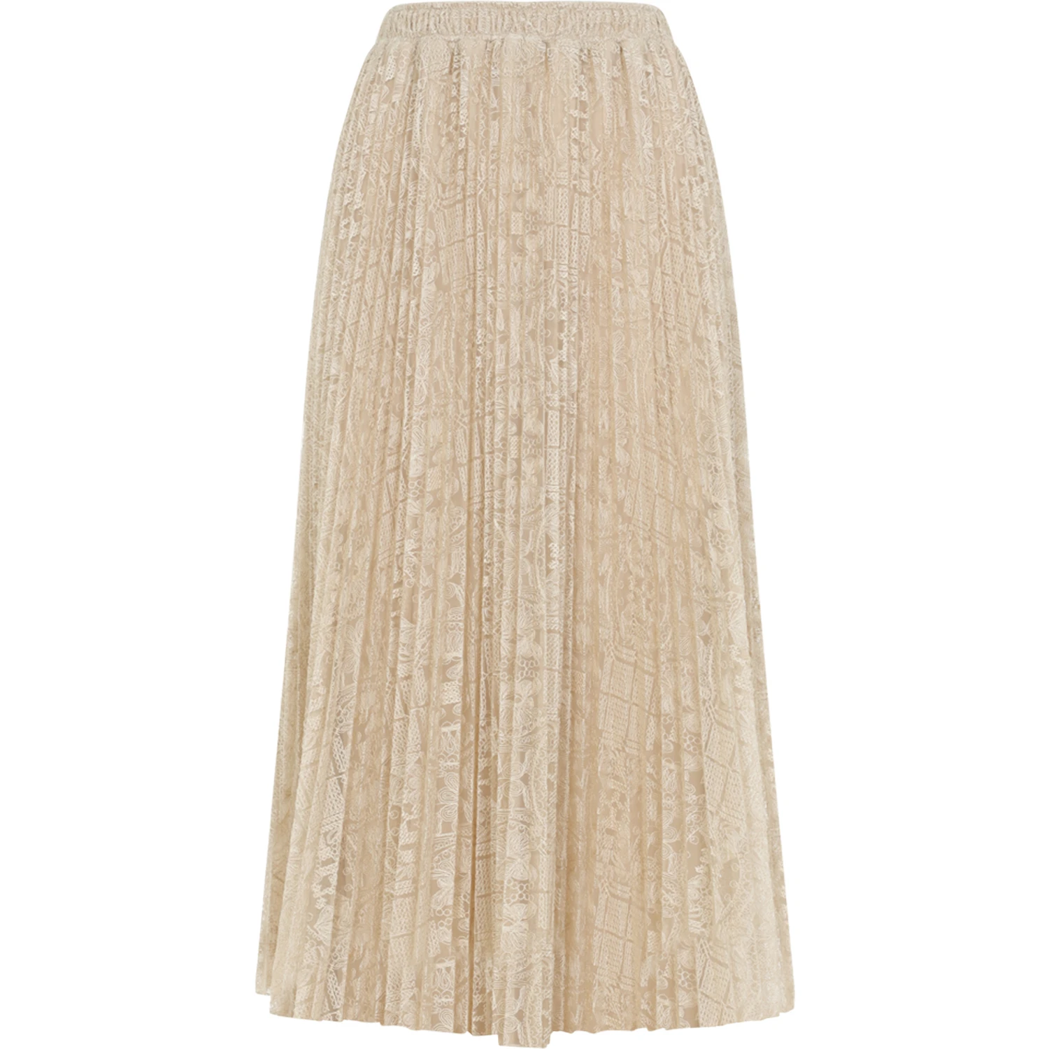 Ermanno Scervino Lace Midi Skirt