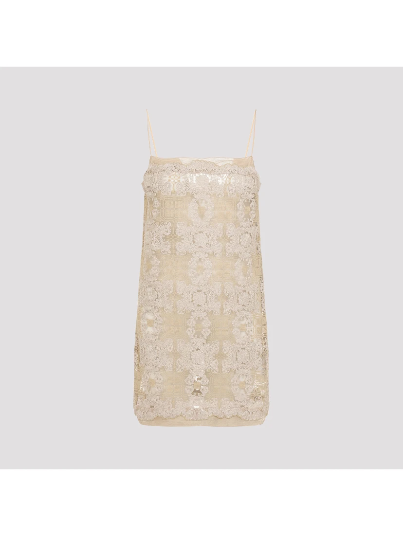 Ermanno Scervino Polyester Mini Dress