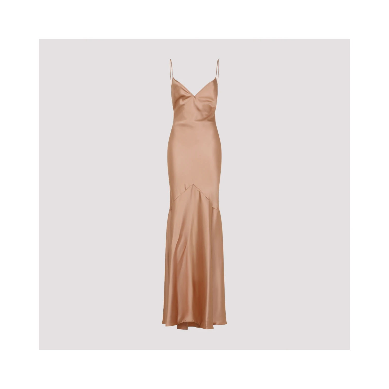 Elisabetta Franchi Satin Gown Dress