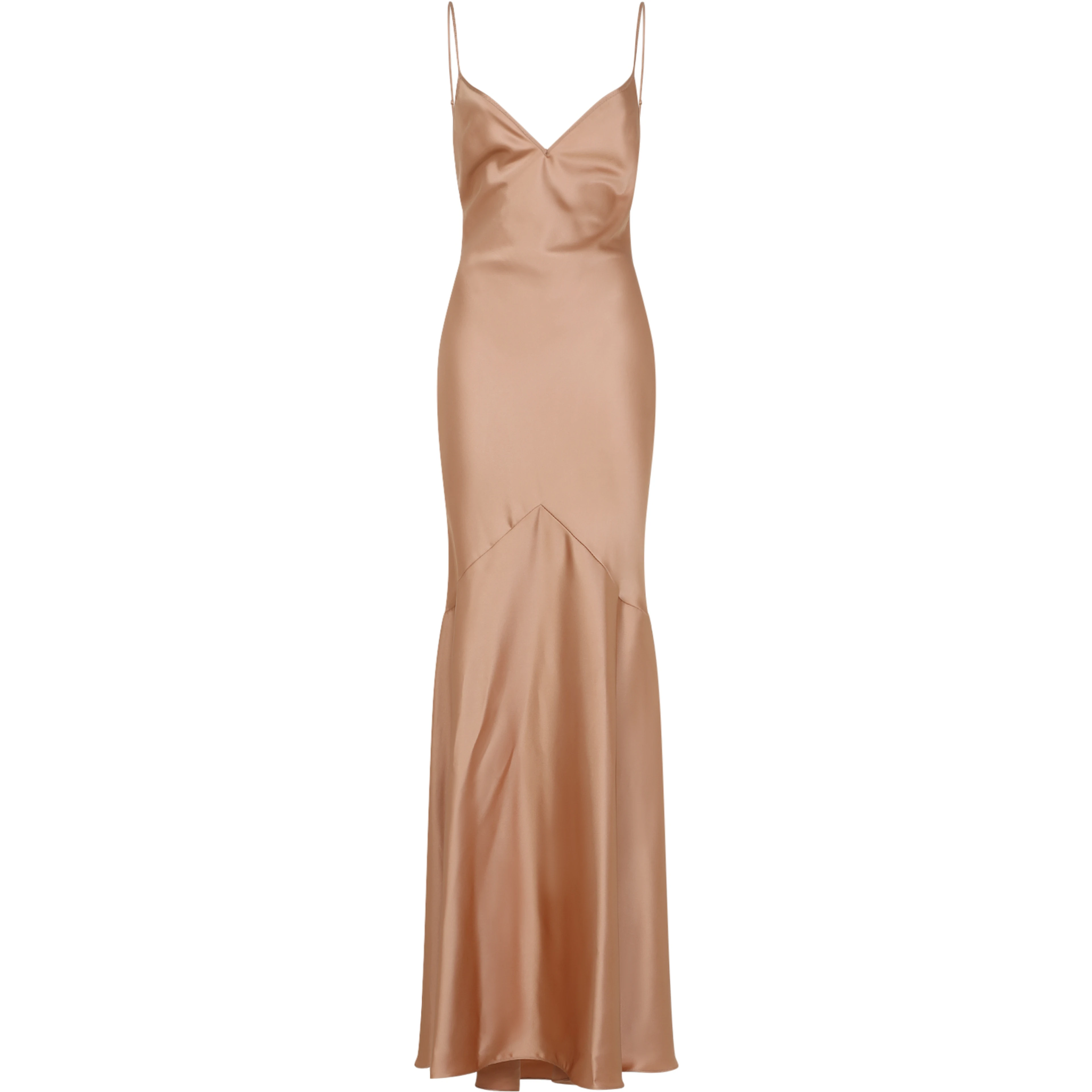 Elisabetta Franchi Satin Gown Dress