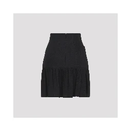 Elisabetta Franchi Linen Mini Skirt