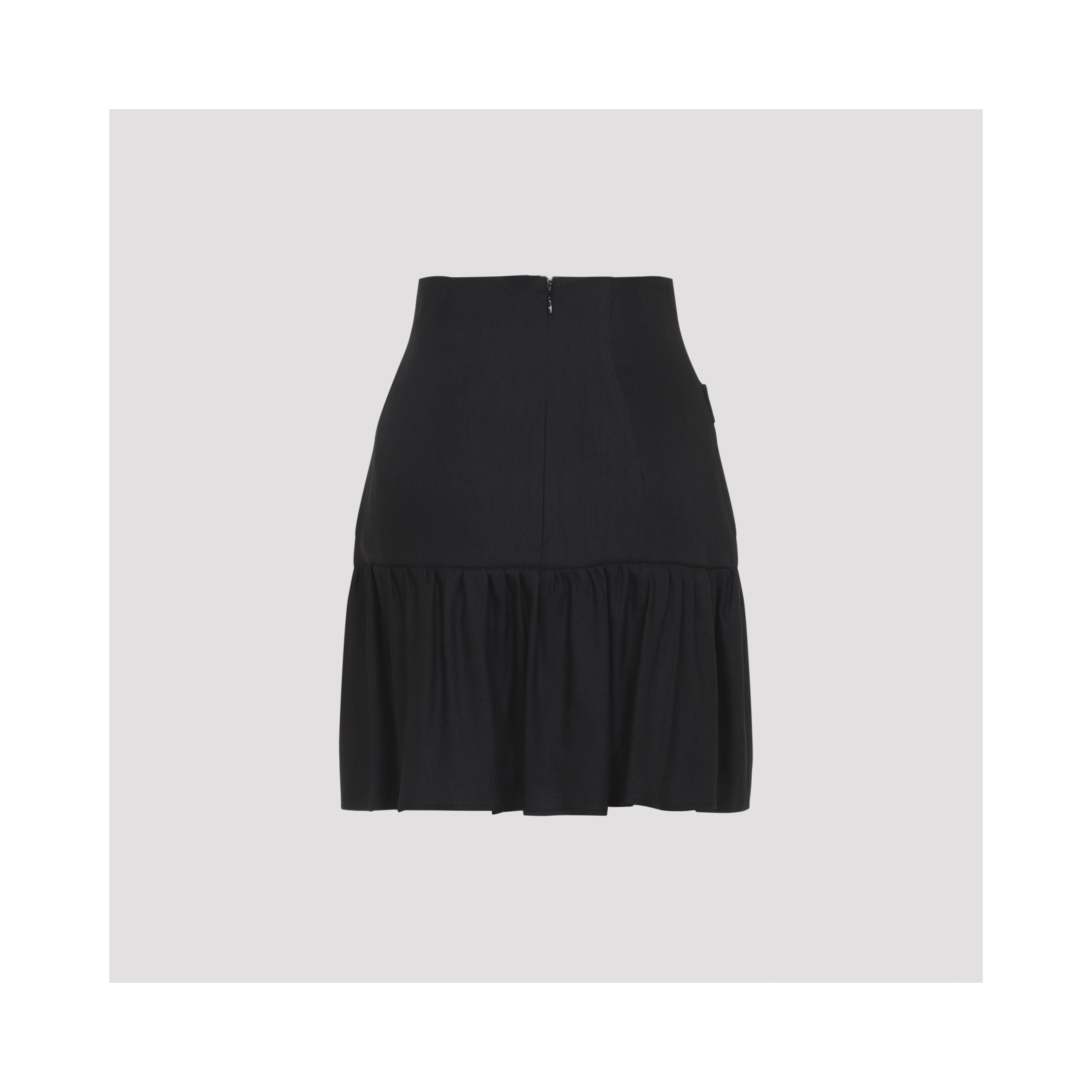 Elisabetta Franchi Linen Mini Skirt
