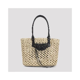 Balenciaga Le City Raffia Basket