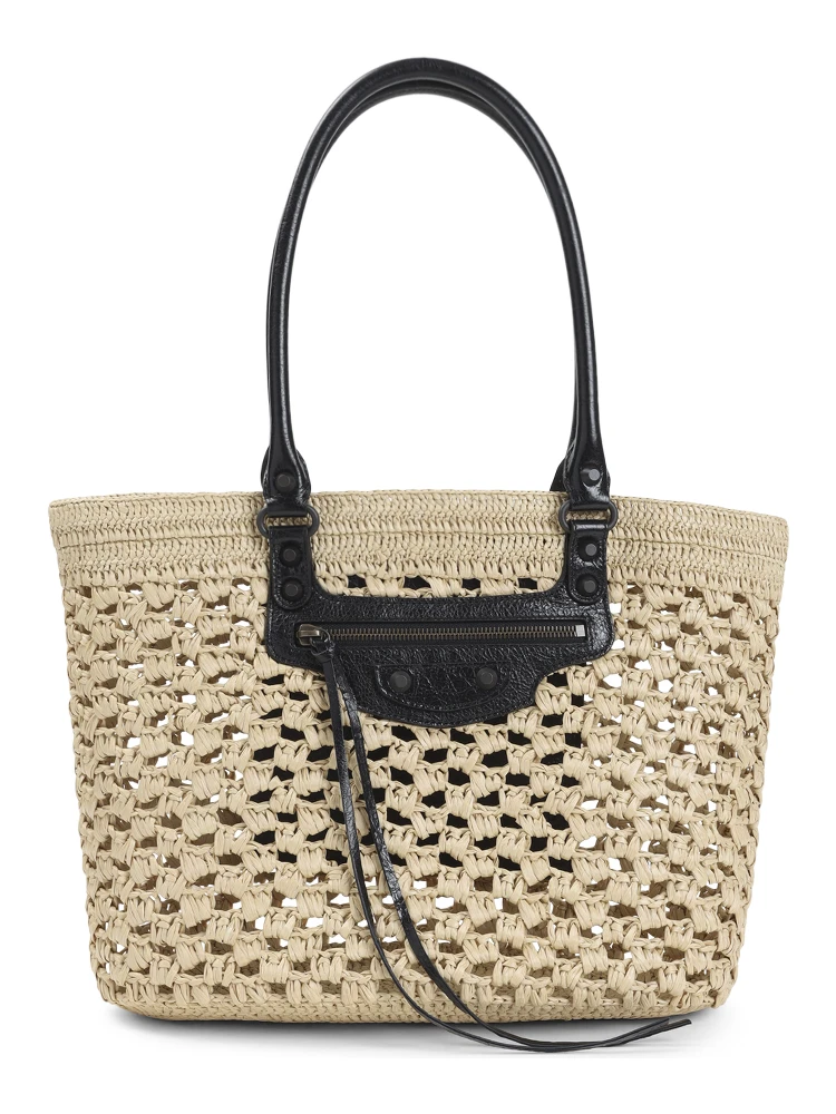 Balenciaga Le City Raffia Basket alternative
