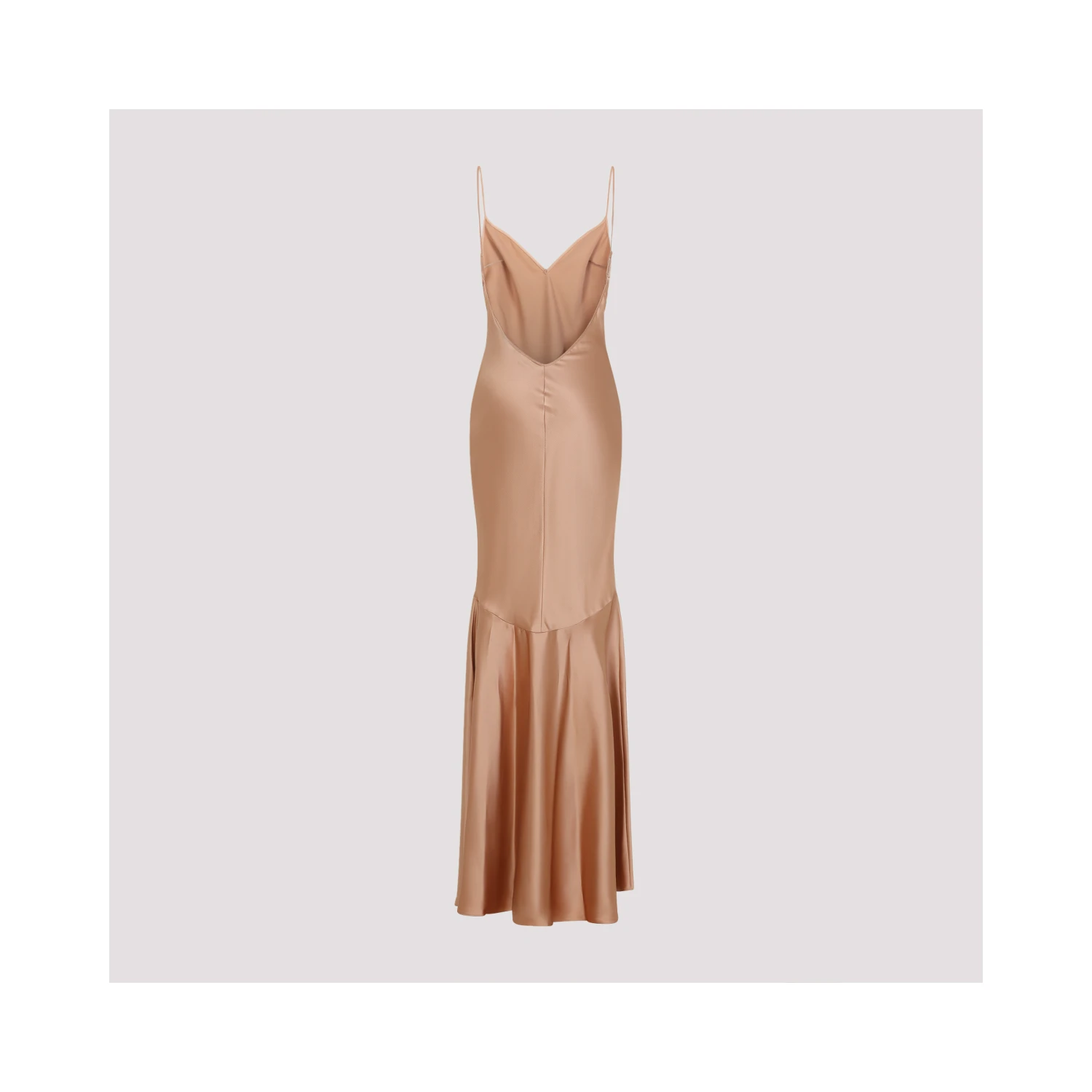 Elisabetta Franchi Satin Gown Dress