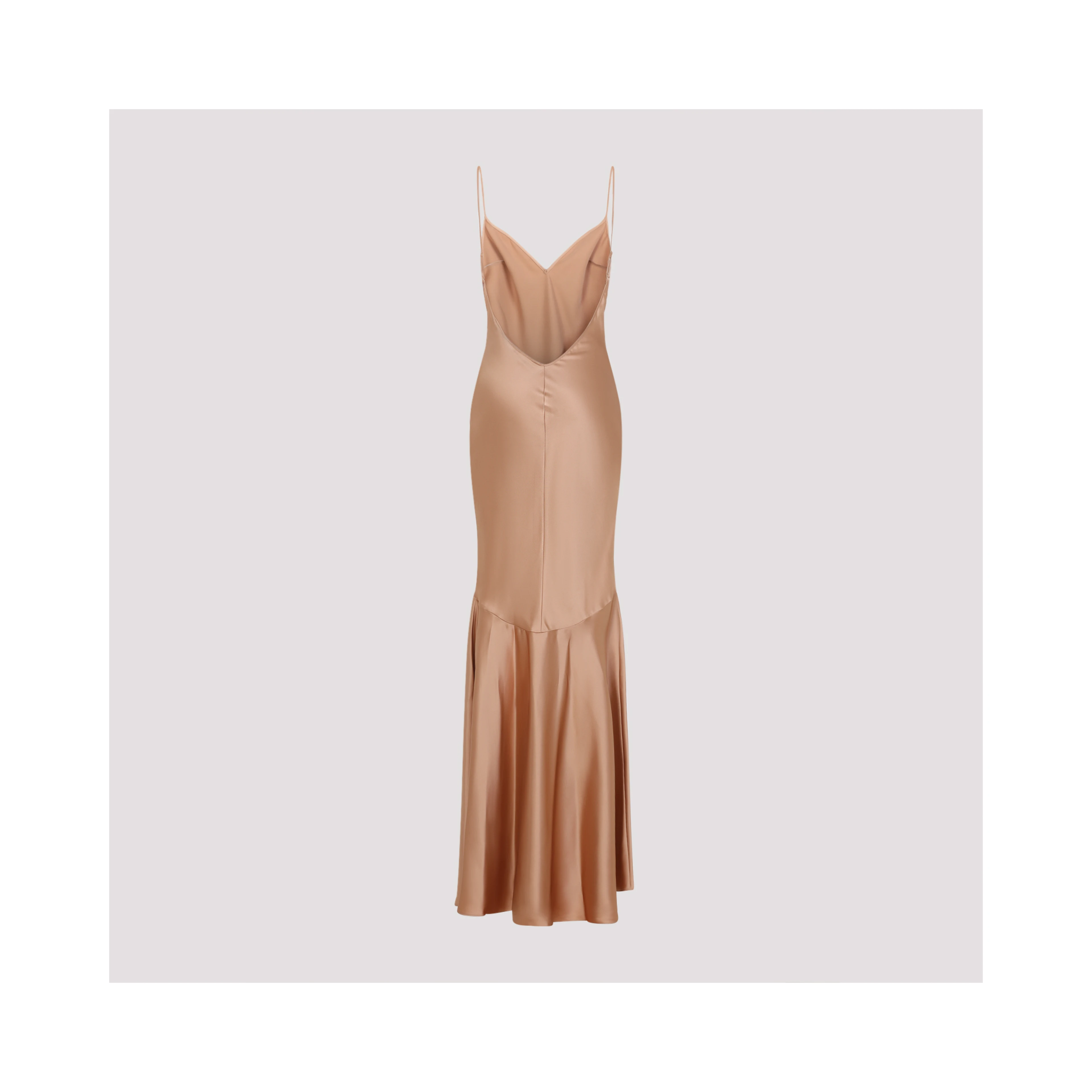 Elisabetta Franchi Satin Gown Dress