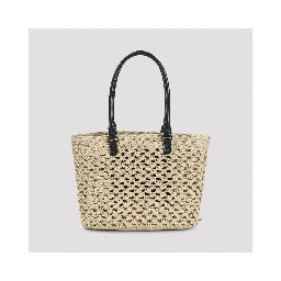 Balenciaga Le City Raffia Basket