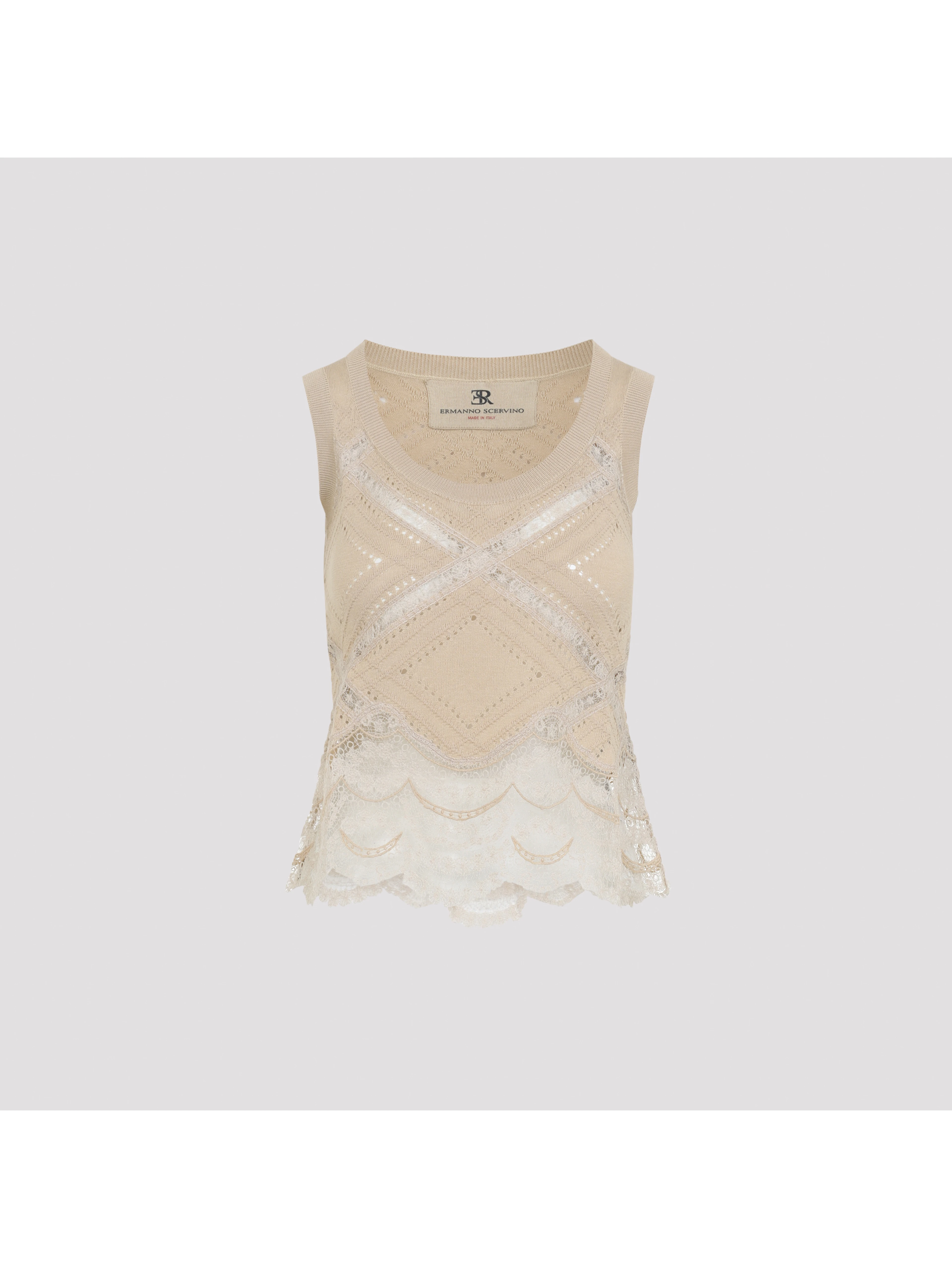 Ermanno Scervino Sleeveless Knit Top