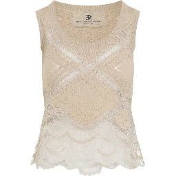 Ermanno Scervino Sleeveless Knit Top