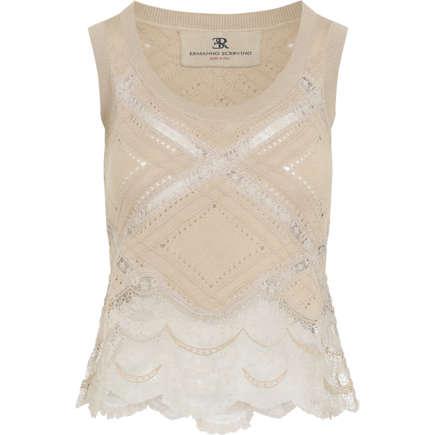 Ermanno Scervino Sleeveless Knit Top