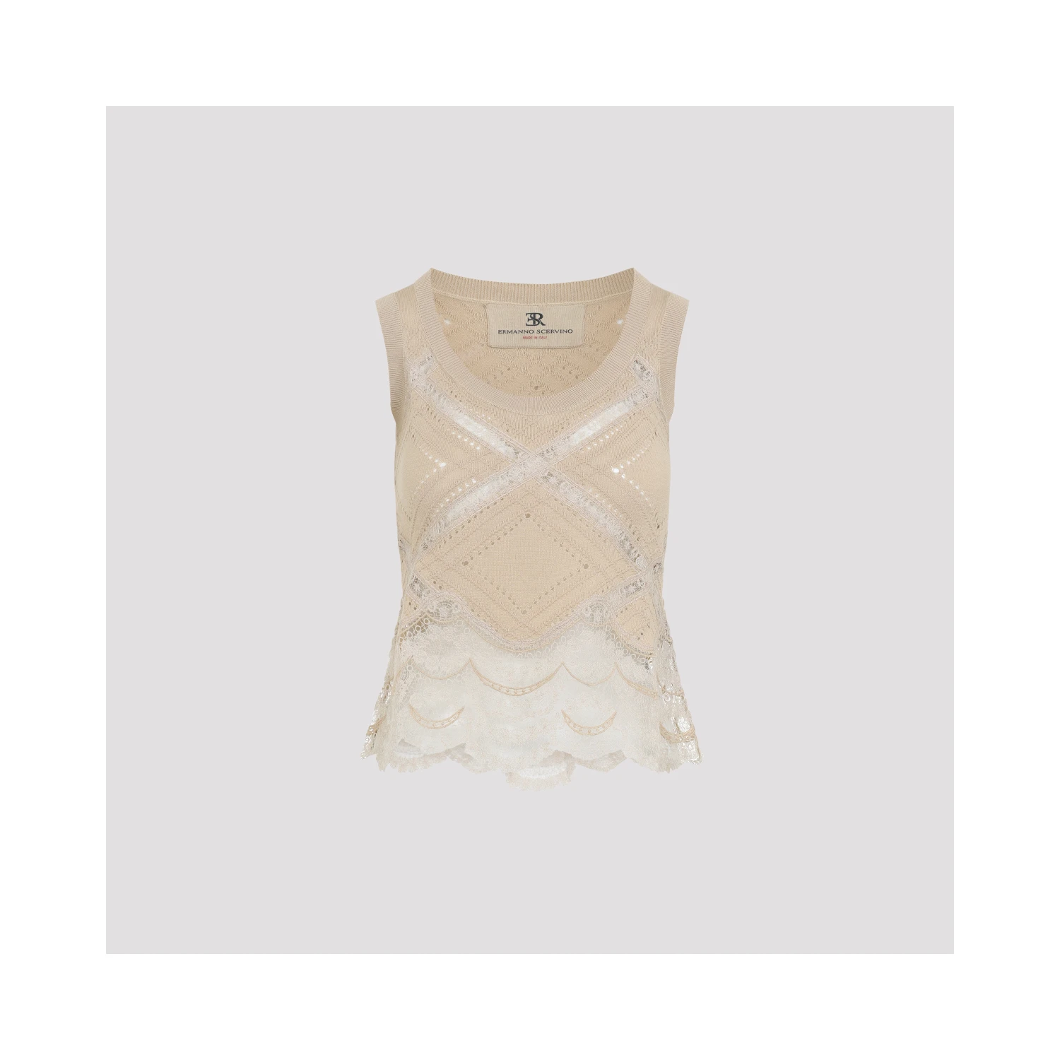 Ermanno Scervino Sleeveless Knit Top
