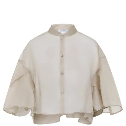 Max Mara Organza Cape