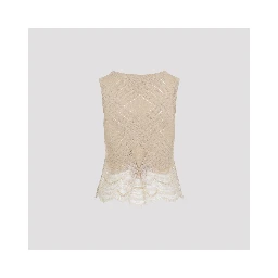Ermanno Scervino Sleeveless Knit Top