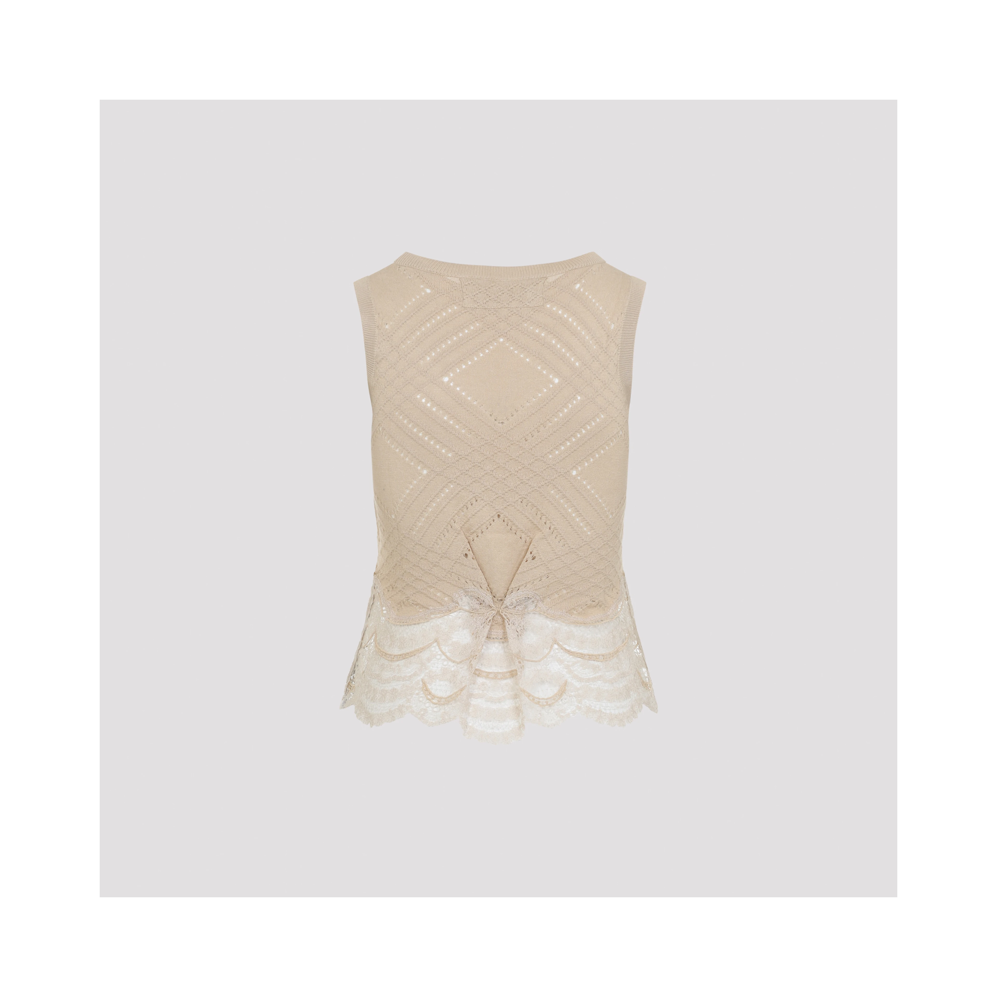 Ermanno Scervino Sleeveless Knit Top