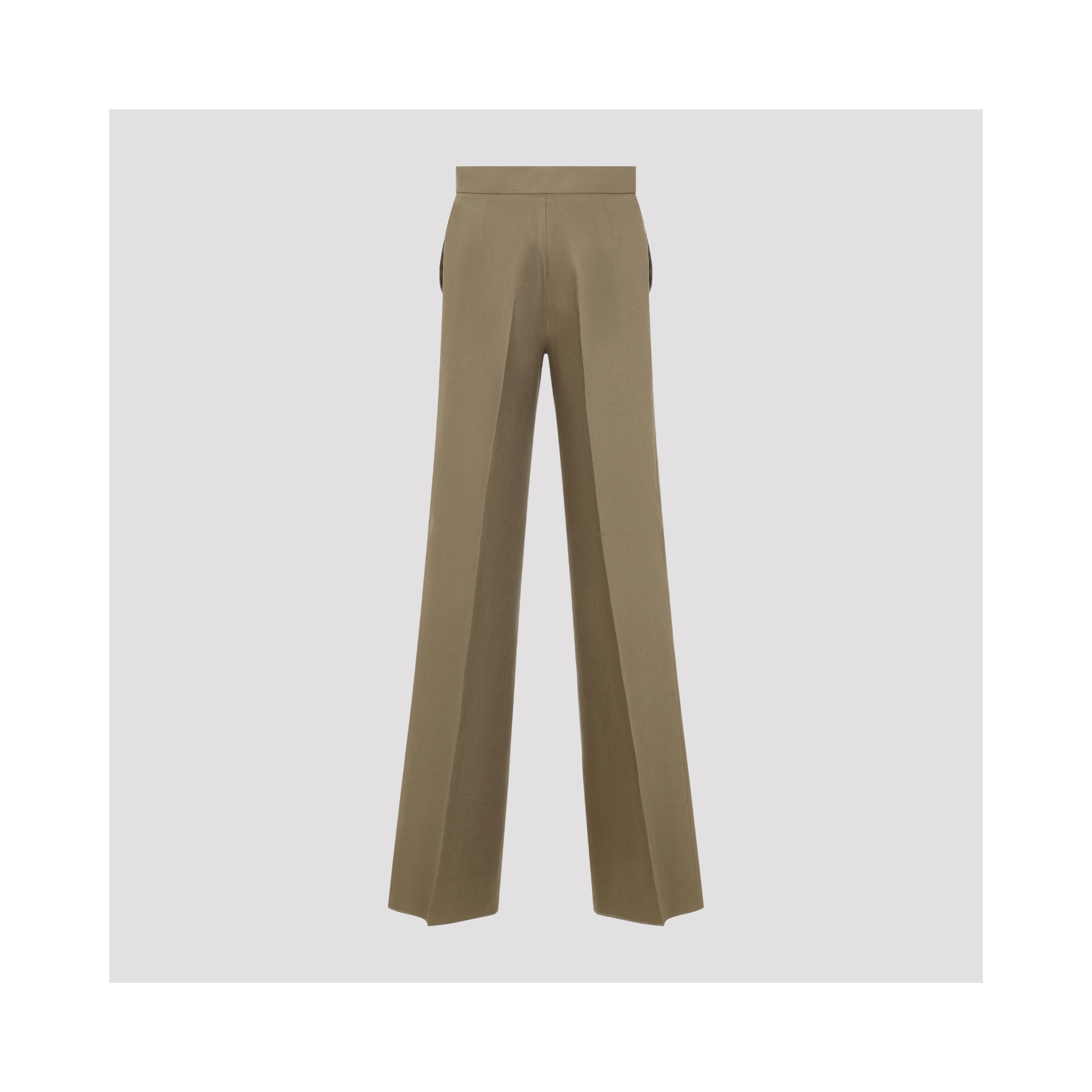 Max Mara Badesse Regular Linen Pants
