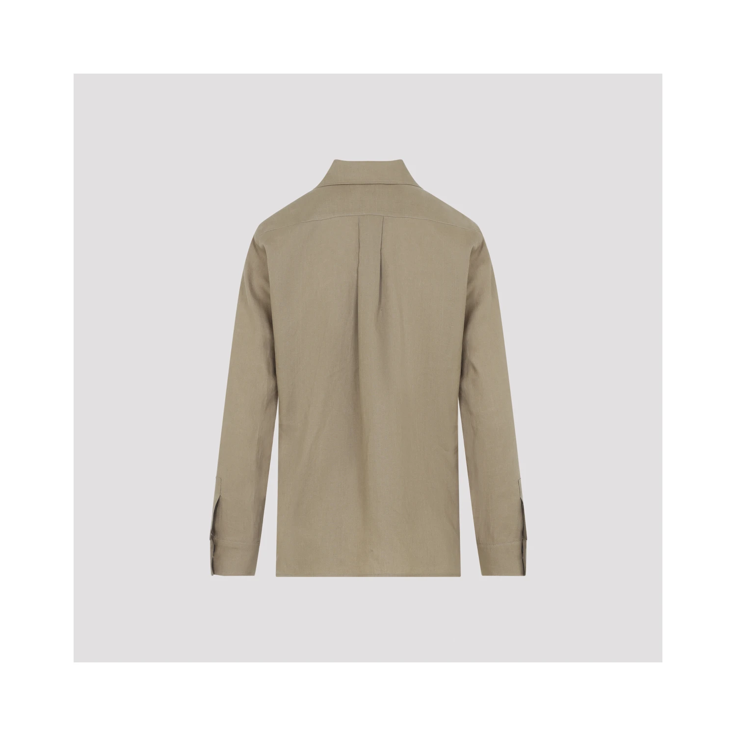 Max Mara Falasco Linen M Logo Shirt