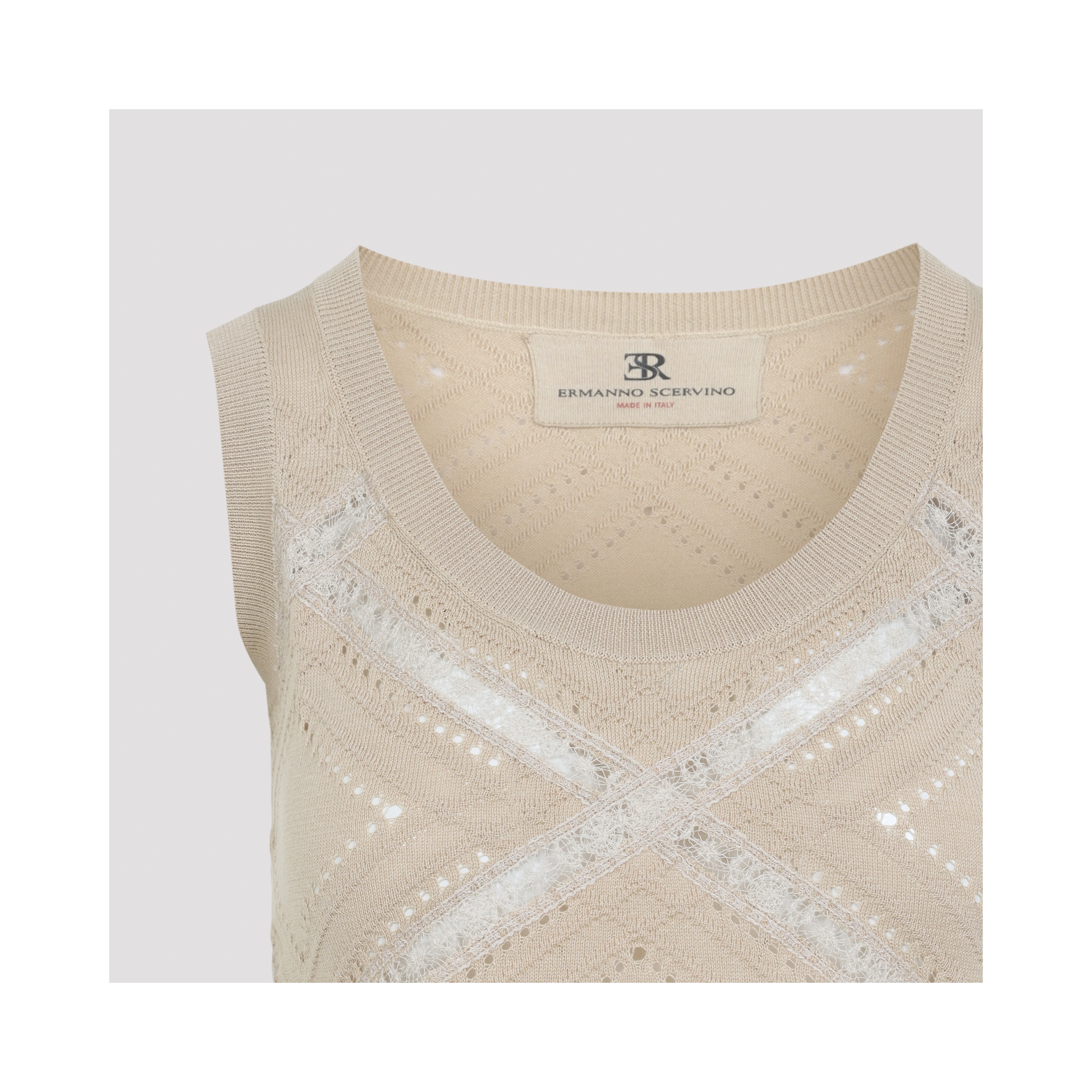 Ermanno Scervino Sleeveless Knit Top
