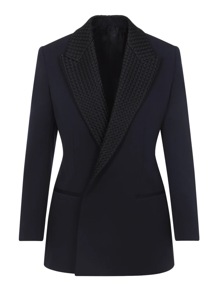 Bottega Veneta Intrecciato Collar Tuxedo Jacket alternative